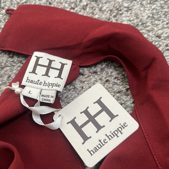 Haute hippie mini halter dress size L - Picture 12 of 14